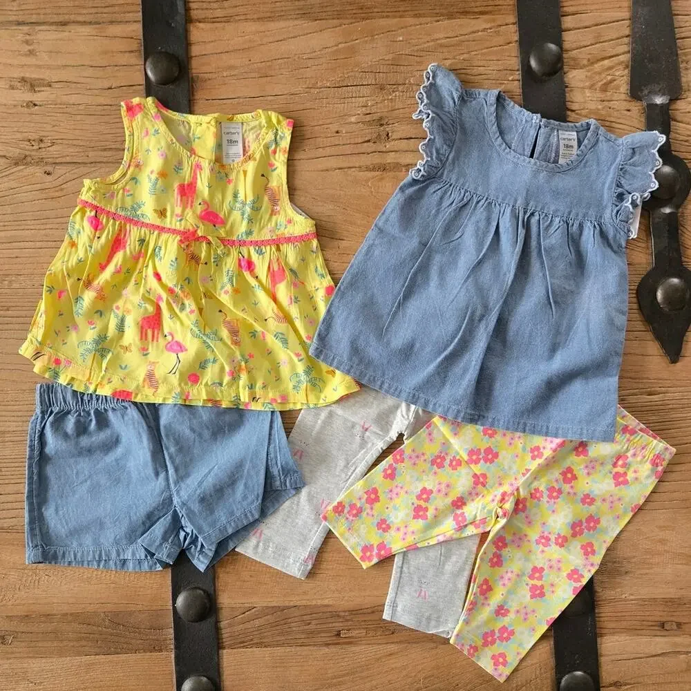 Carter's Summer Outfit Bundle sz 18M New